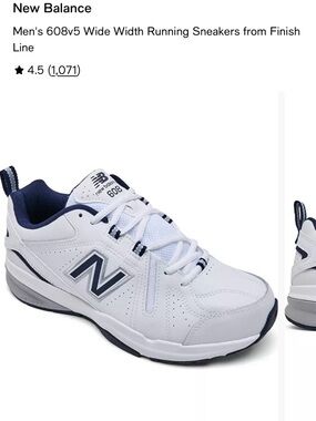 New balance 608v5 men’s size 7 wide running shoes
